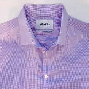 Charles Tyrwhitt Lilac & White, dress shirt.